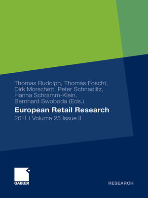 cover image of European Retail Research 2011, Volume 25 Issue II